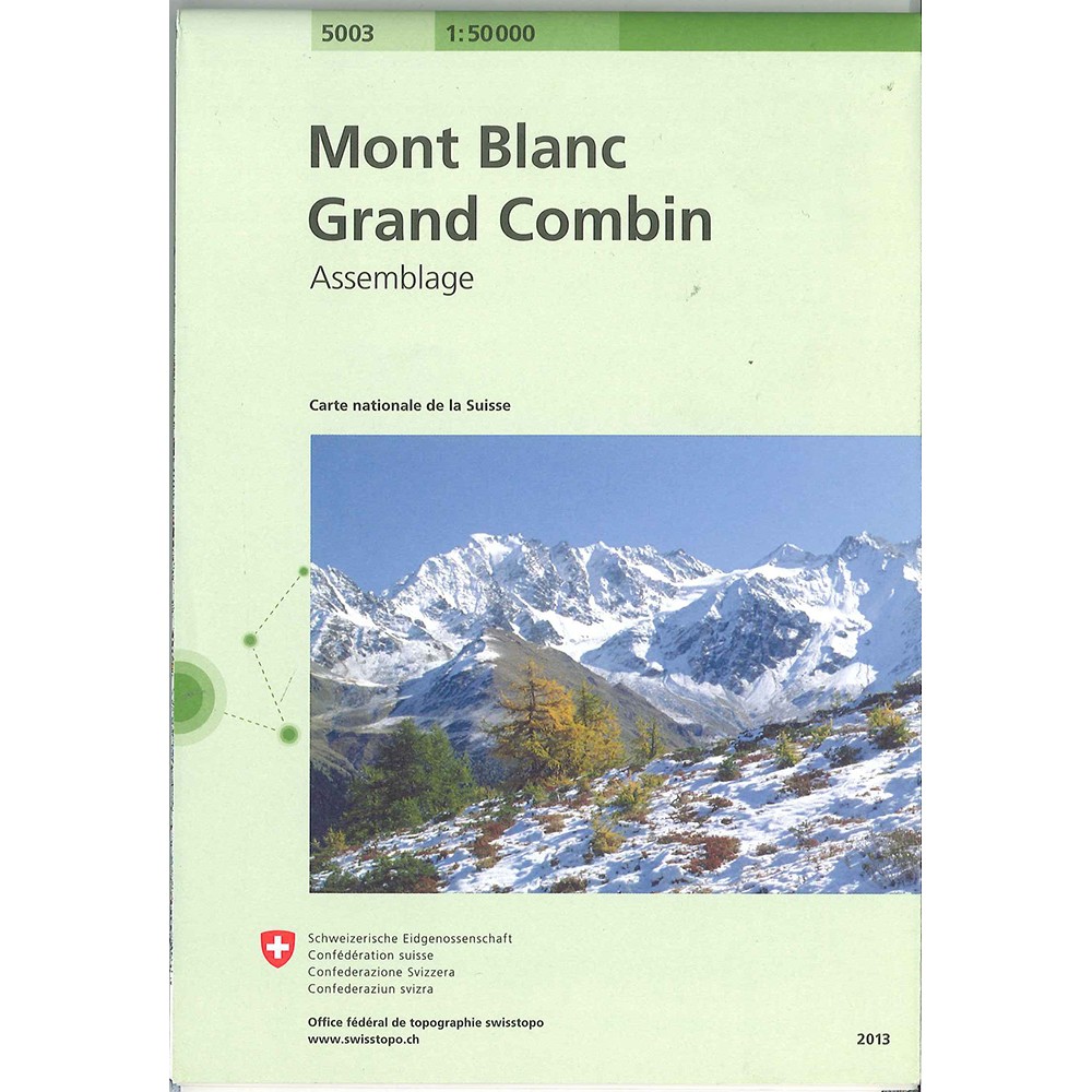 Mont Blanc Grand Combin Swisstopo